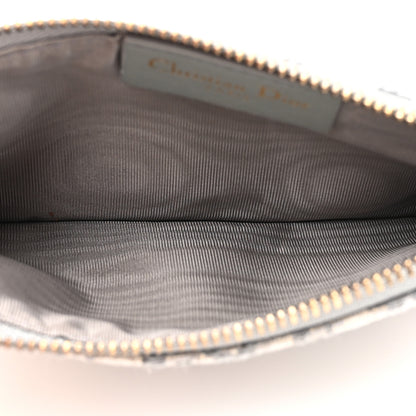 Christian Dior Oblique Saddle Chain Long Wallet Grey 7 of 12