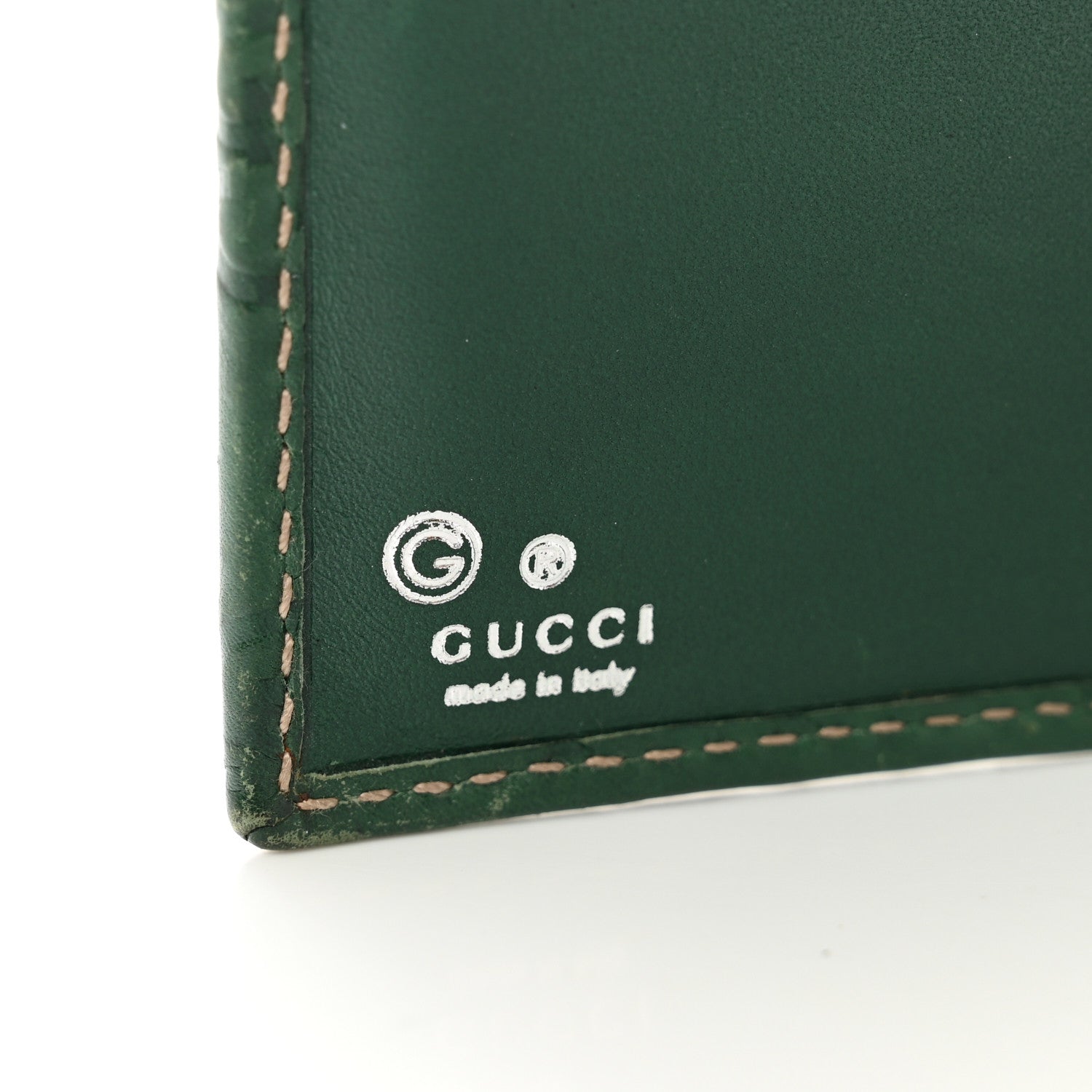 Gucci Guccissima Continental Flap Wallet Green 7 of 13