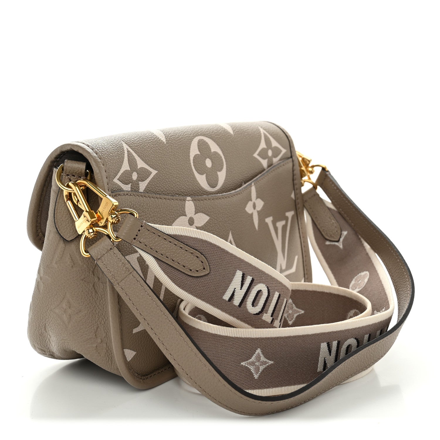 Louis Vuitton Empreinte Monogram Giant Diane Tourterelle Creme 3 of 9
