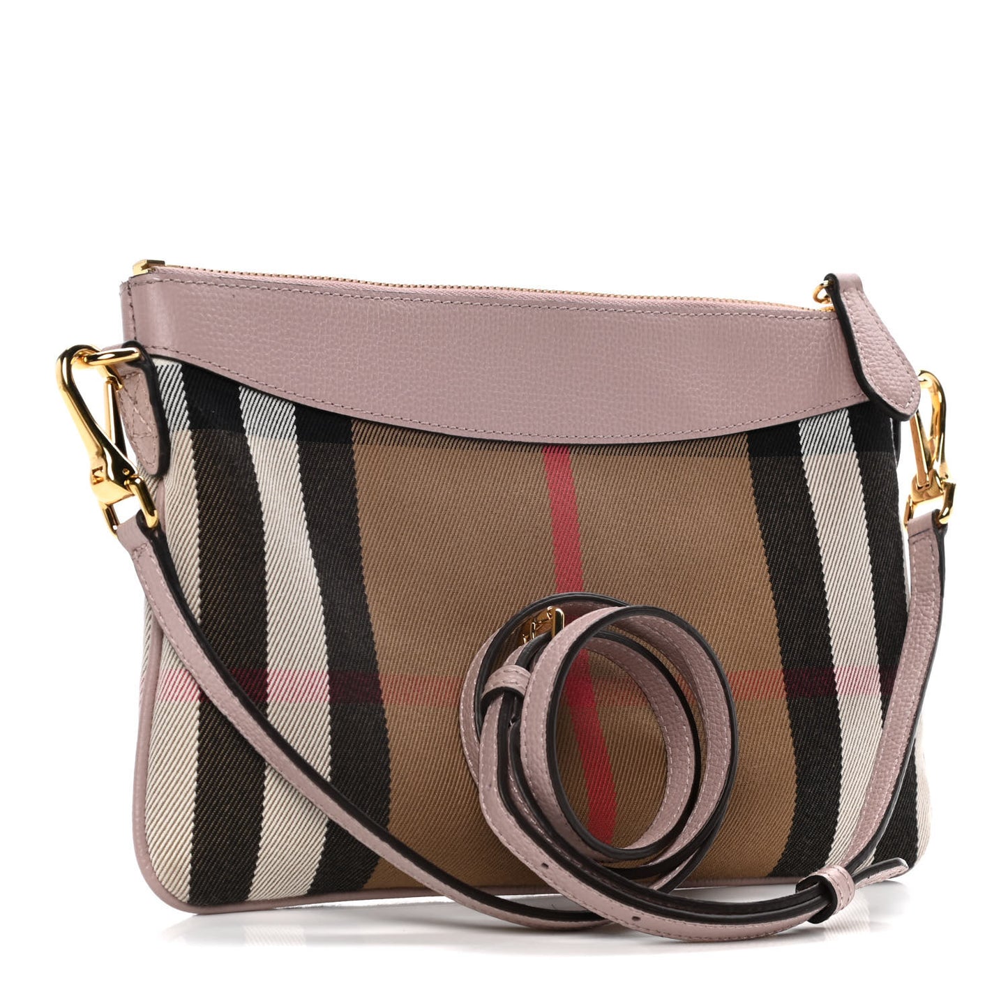 House Check Derby Peyton Crossbody Clutch Bag Pale Orchid