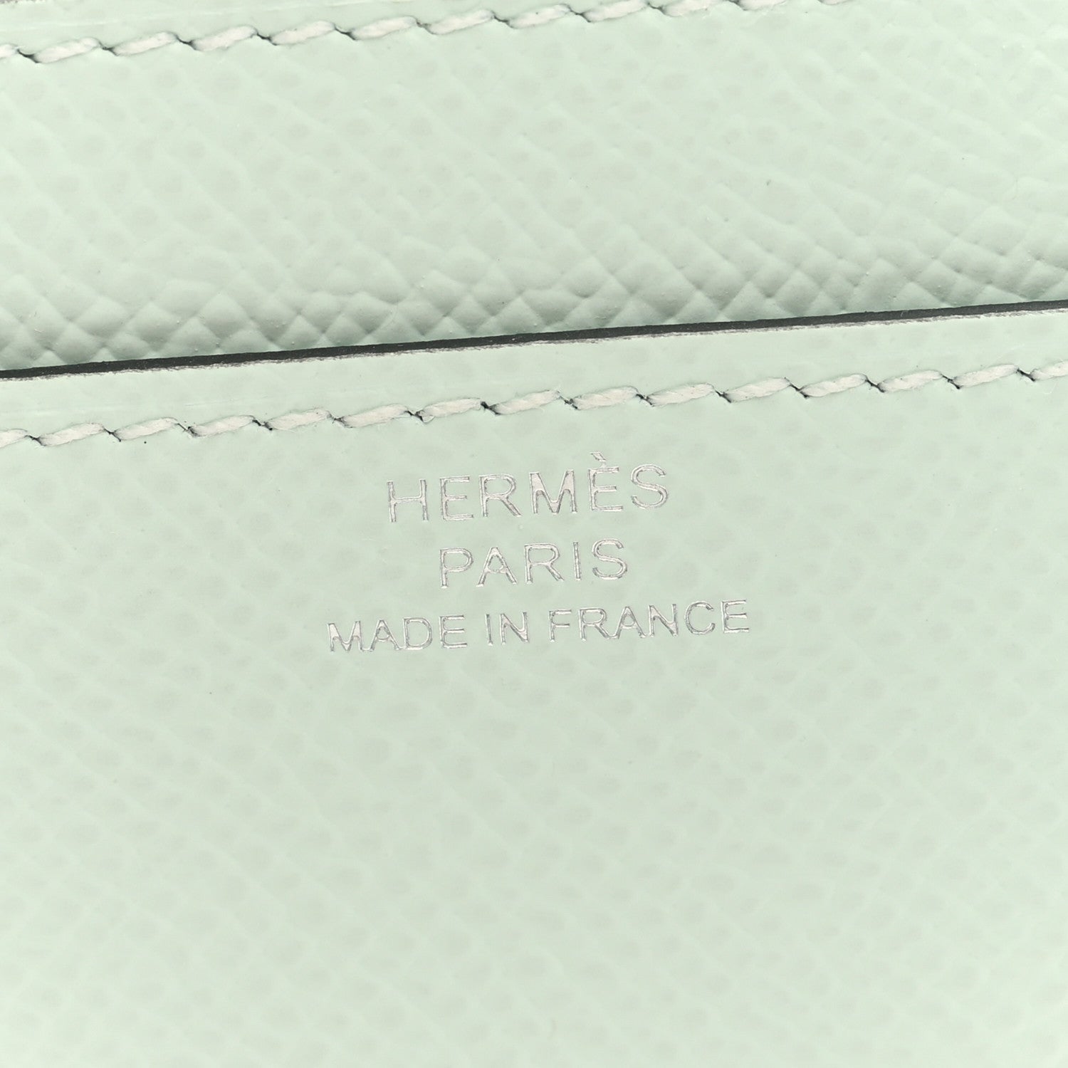 Hermes Epsom Cavale Constance Long Wallet To Go Vert Peppermint 6 of 10