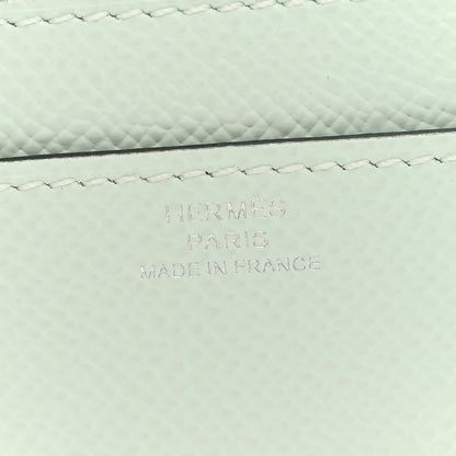 Hermes Epsom Cavale Constance Long Wallet To Go Vert Peppermint 6 of 10