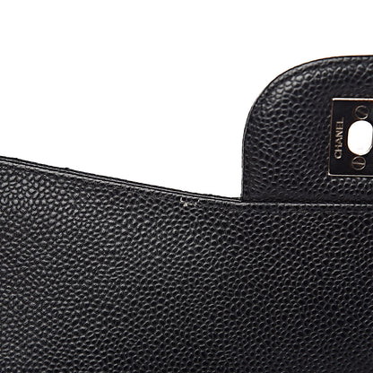 Chanel Caviar Quilted Maxi Double Flap Black 9 of 23