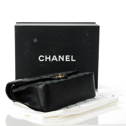 Chanel Caviar Quilted Jumbo Double Flap Black 4 of 9