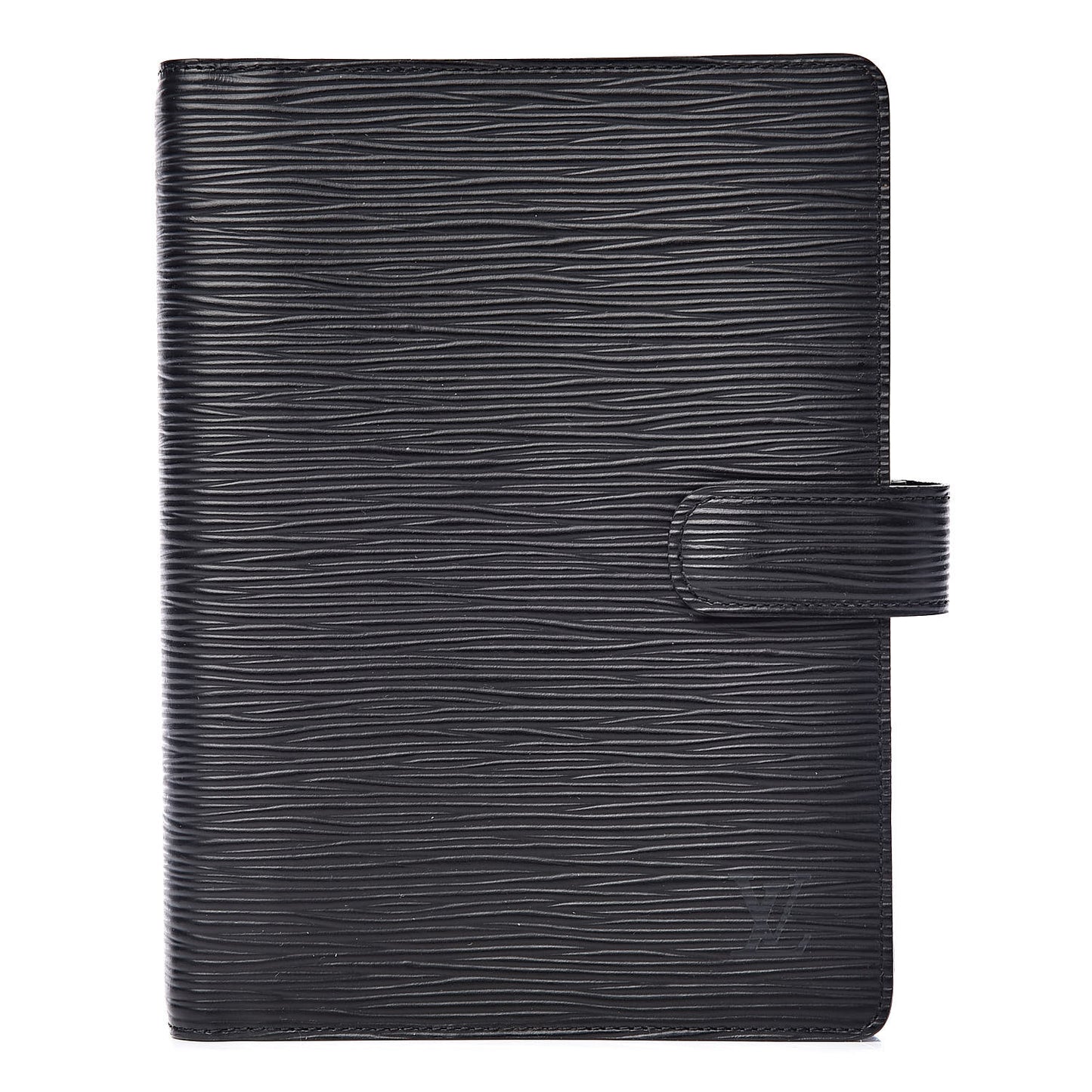 Epi Medium Ring Agenda Cover Black