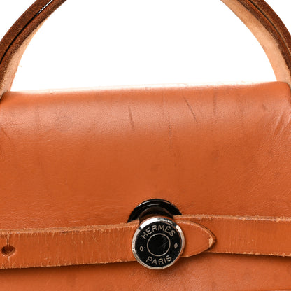 Hermes Toile Vache Calfskin Herbag 39 MM Natural 7 of 9