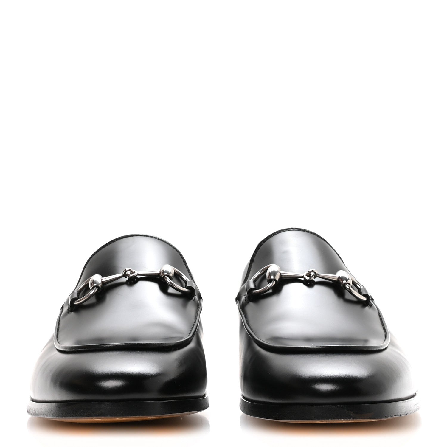 Gucci Betis Glamour Horsebit Mens Jordaan Loafers 10 Black 3 of 9