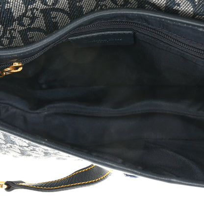 Christian Dior Monogram Saddle Bag Blue 5 of 13