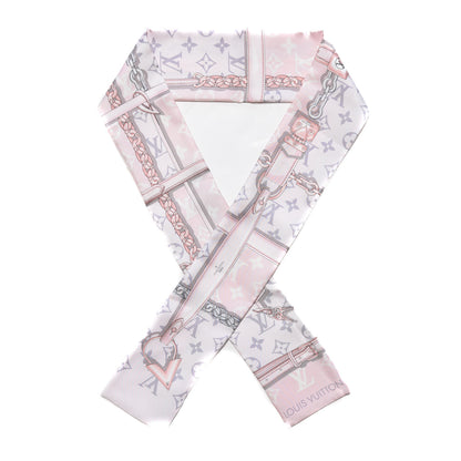 Louis Vuitton Silk Monogram Confidential Bandeau Light Pink 1 of 6