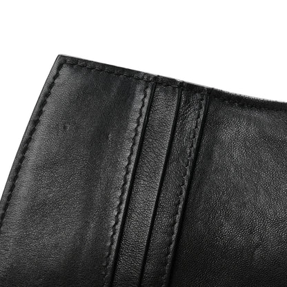 Burberry Calfskin House Check Porter Continental Wallet Black 7 of 10