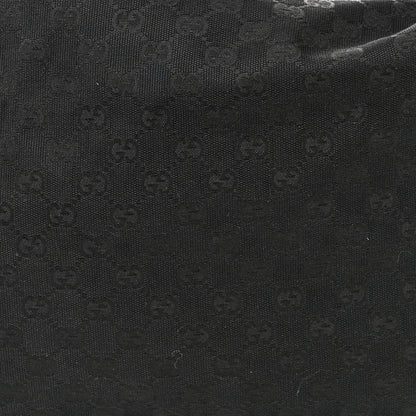 Gucci Monogram Large Horsebit Chain Hobo Black 9 of 14