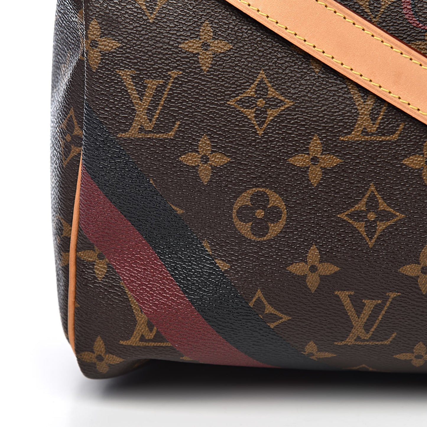 Monogram My LV Heritage Speedy Bandouliere 30 Bordeaux Black