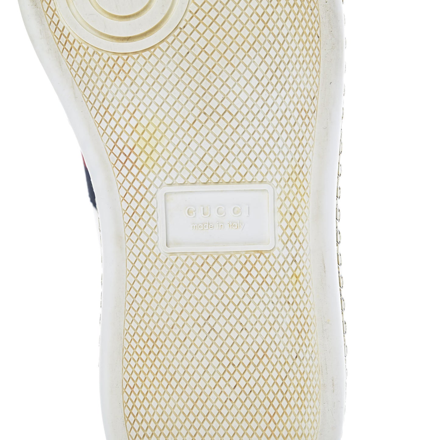 Calfskin Crystal Web Bee Embroidered Womens Ace Platform Sneakers 36 White