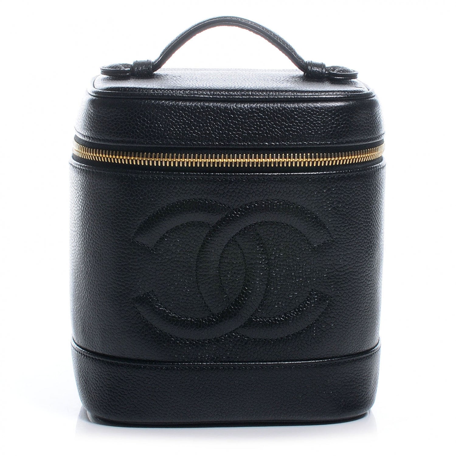 Chanel Caviar Cosmetic Vanity Bag Black 1 of 9