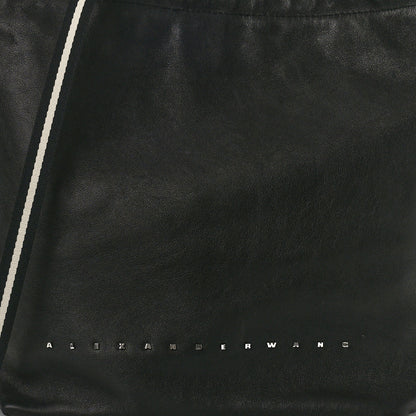 Alexander Wang ALEXANDER WANG Calfskin Small Wefty Drawstring Bucket Black 7 of 9