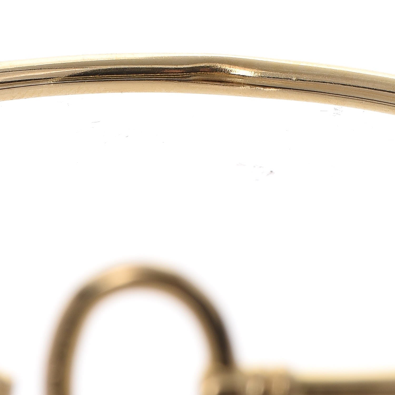 Tiffany 18K Yellow Gold Keys Wire Bracelet 5 of 6
