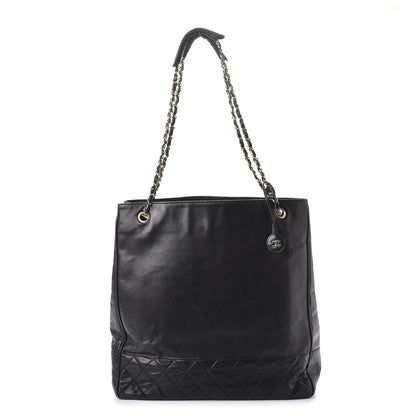 Chanel Lambskin Quilted Tote Black 1 of 12