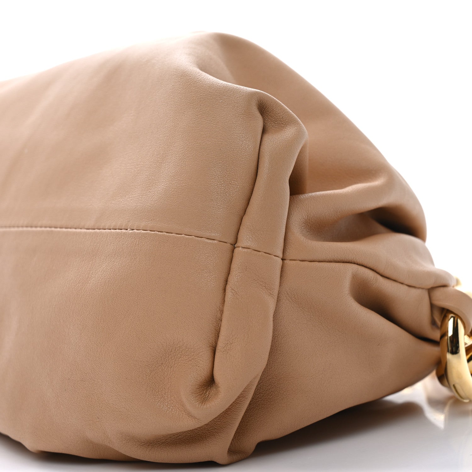 Bottega Veneta Calfskin Chain Pouch Almond 28 of 28