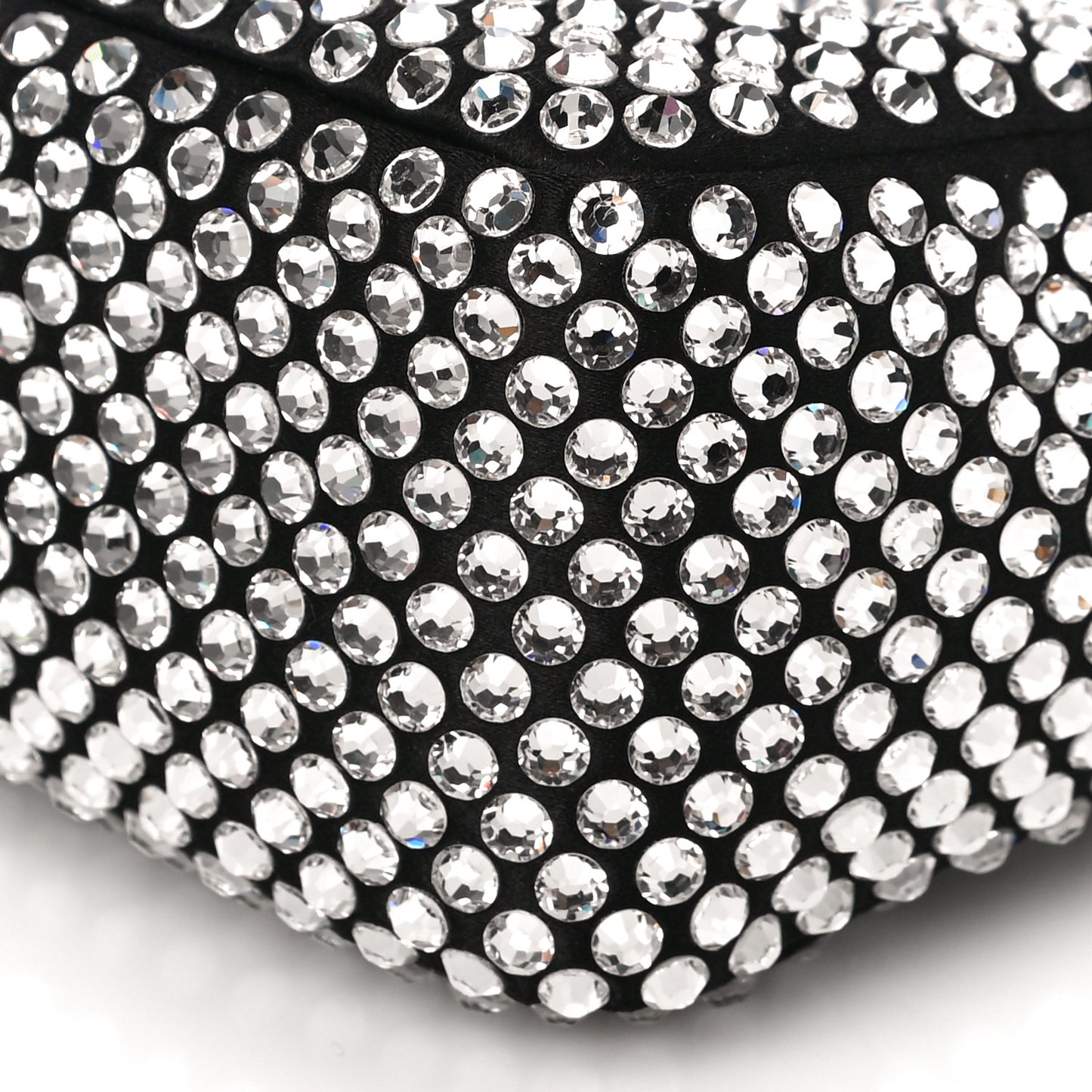 Satin Crystal Mini Re-Edition 2000 Bag Cristal