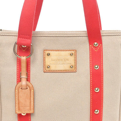 Louis Vuitton Toile Antigua Cabas MM Beige 8 of 10