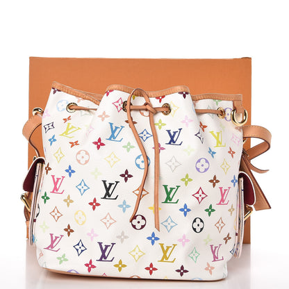 Louis Vuitton Monogram Multicolor Petit Noe White 14 of 14