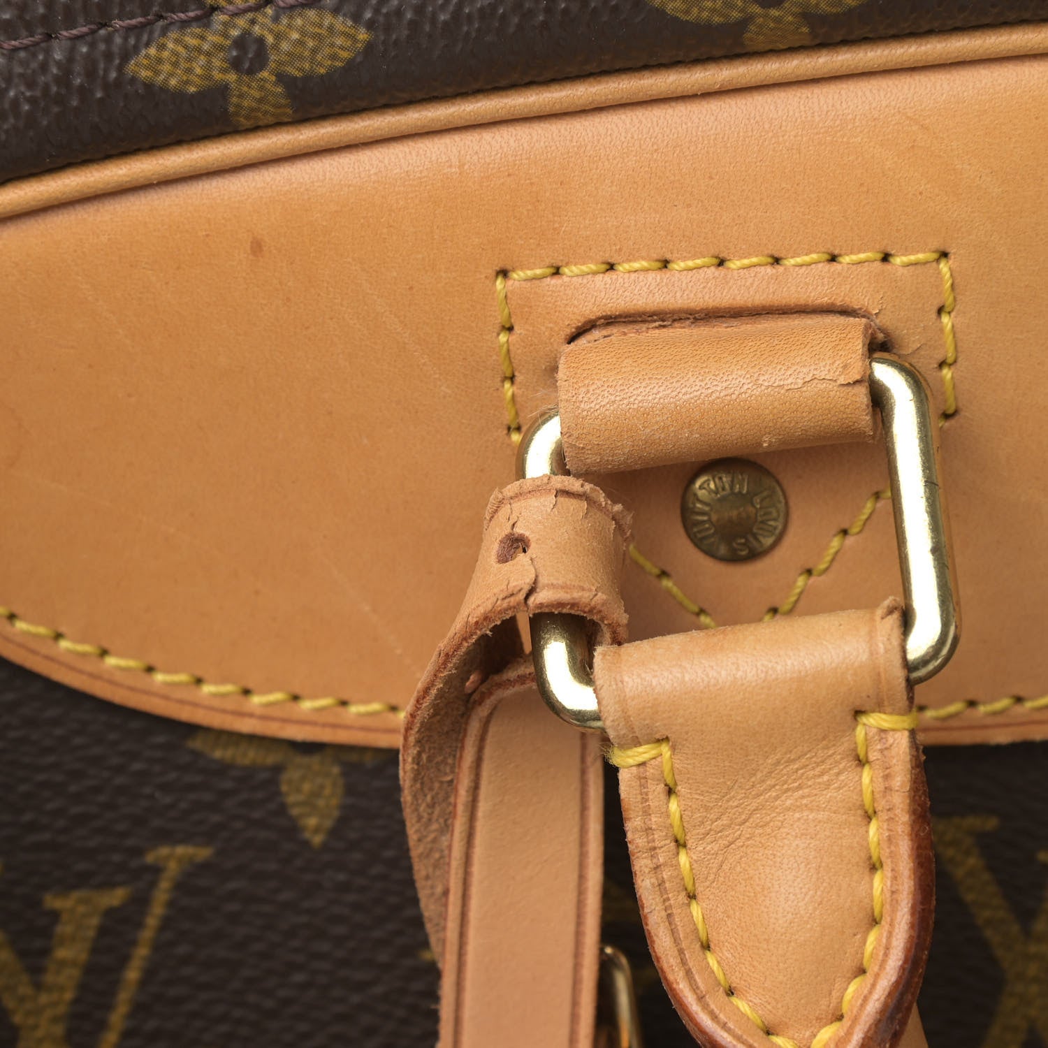 Louis Vuitton Monogram Alize 2 Compartment Luggage Travel Bag 13 of 13