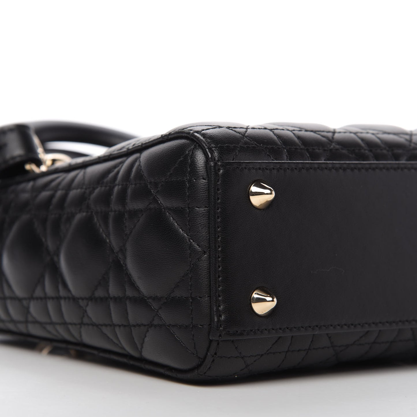 Lambskin Cannage Small My ABCDior Lady Dior Black