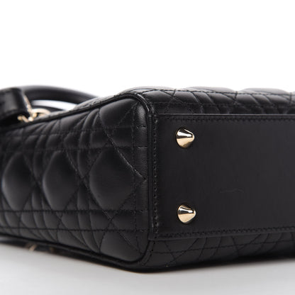 Christian Dior Lambskin Cannage Small My ABCDior Lady Dior Black 6 of 10