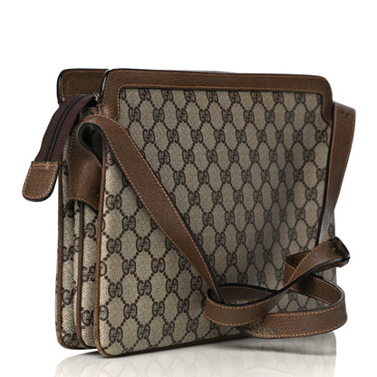 Gucci GG Plus Monogram Vintage Web Crossbody Bag Brown 3 of 9