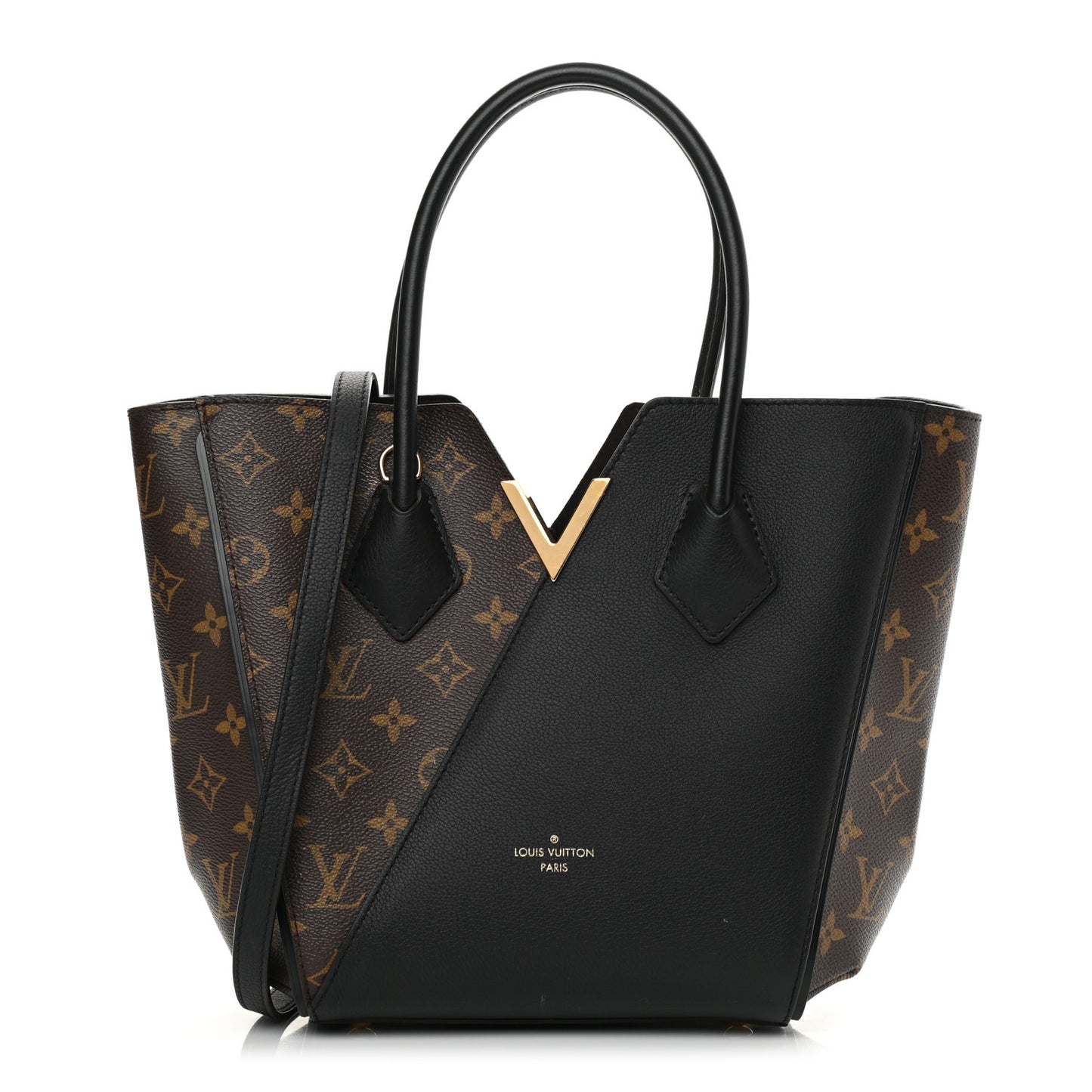 Calfskin Monogram Kimono Tote PM Black