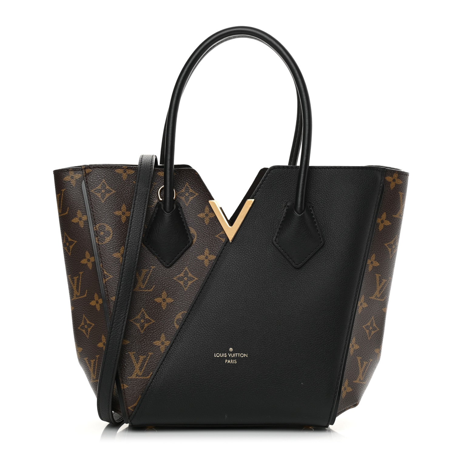 Louis Vuitton Calfskin Monogram Kimono Tote PM Black 1 of 15