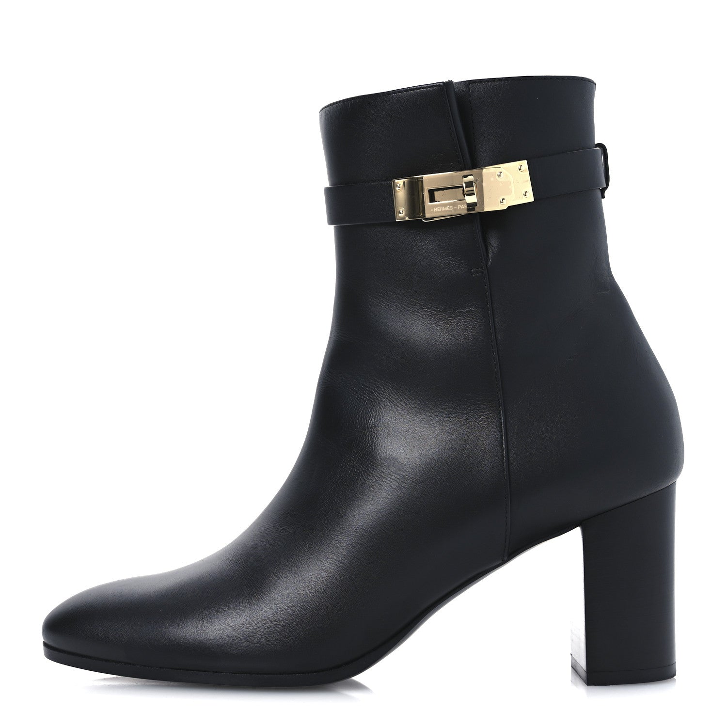 Hermes Calfskin Saint Germain Ankle Boots 40 Black 1 of 11