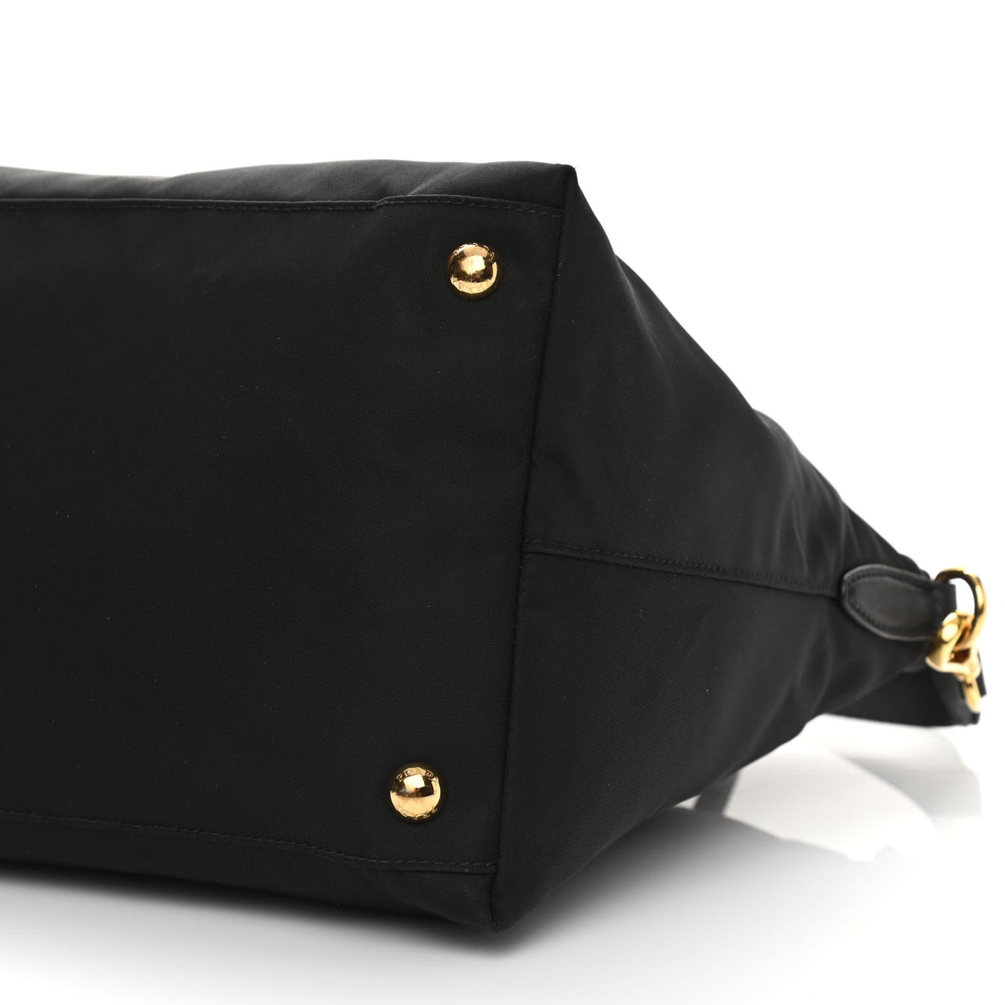 Tessuto Nylon Saffiano Tote Black