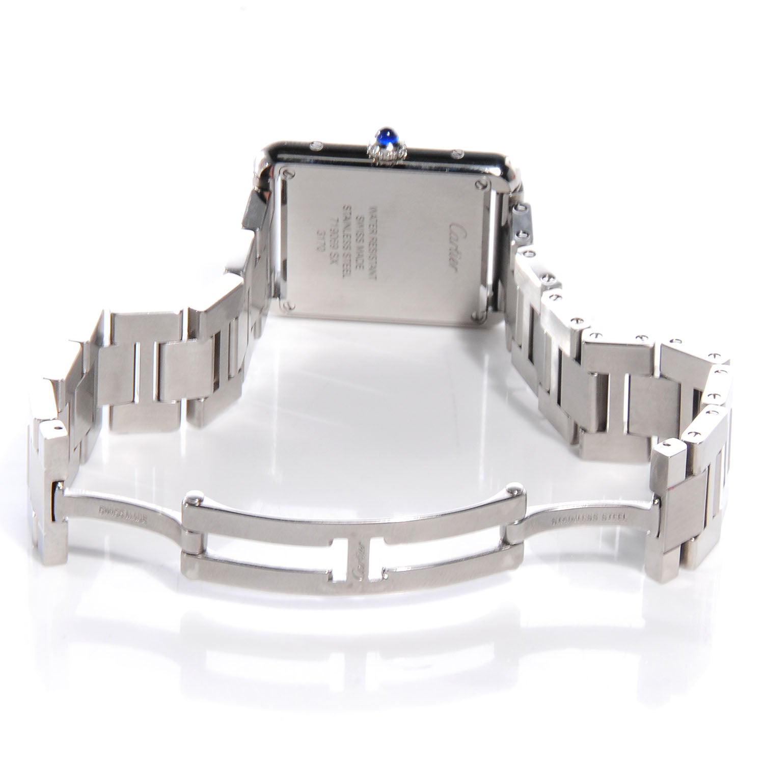Cartier Stainless Steel Tank Solo Quartz Watch Small 3 of 6