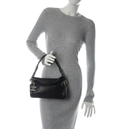 Chanel Lambskin Stitched Small Ultimate Soft Tote Black 2 of 7