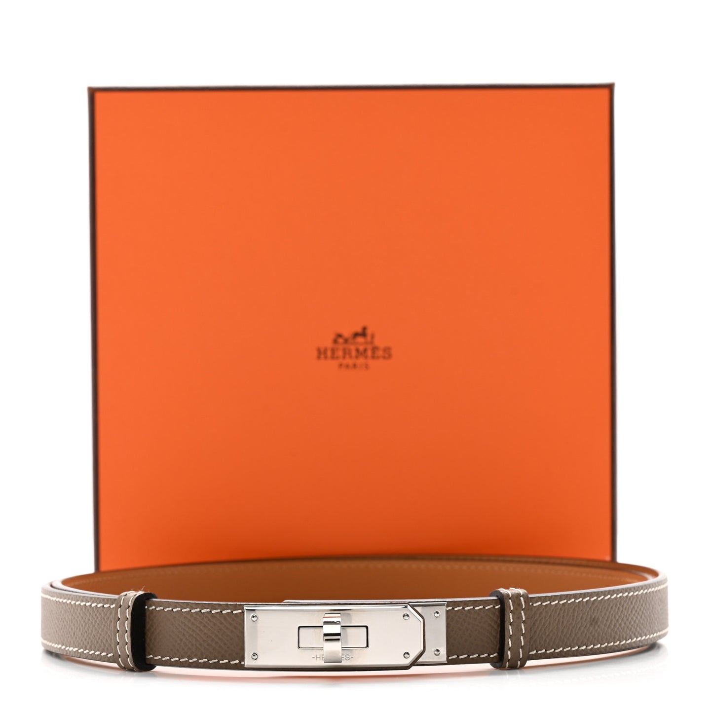 Epsom Kelly Belt Etoupe