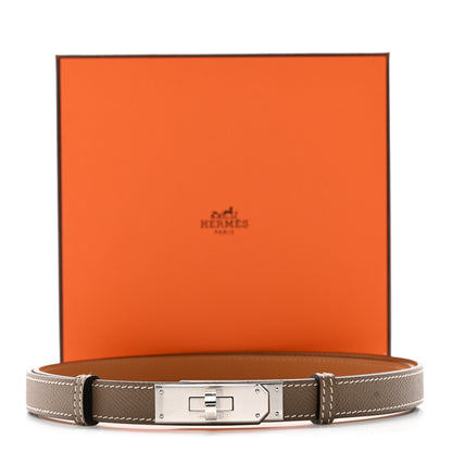 Hermes Epsom Kelly Belt Etoupe 5 of 5