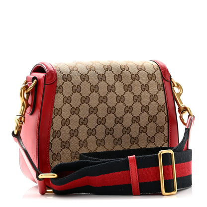 Gucci Monogram Ruinart Calfskin Medium Lady Web Shoulder Bag Beige Ebony Hibiscus Red 3 of 11