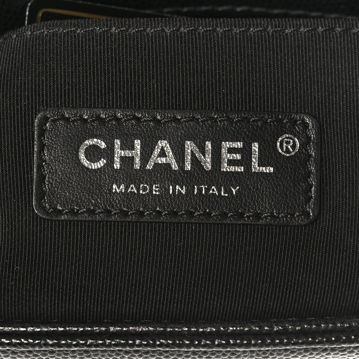Caviar Quilted Small Boy Flap Black