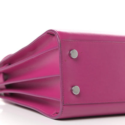 Saint Laurent Calfskin Baby Sac De Jour Fuchsia 7 of 12