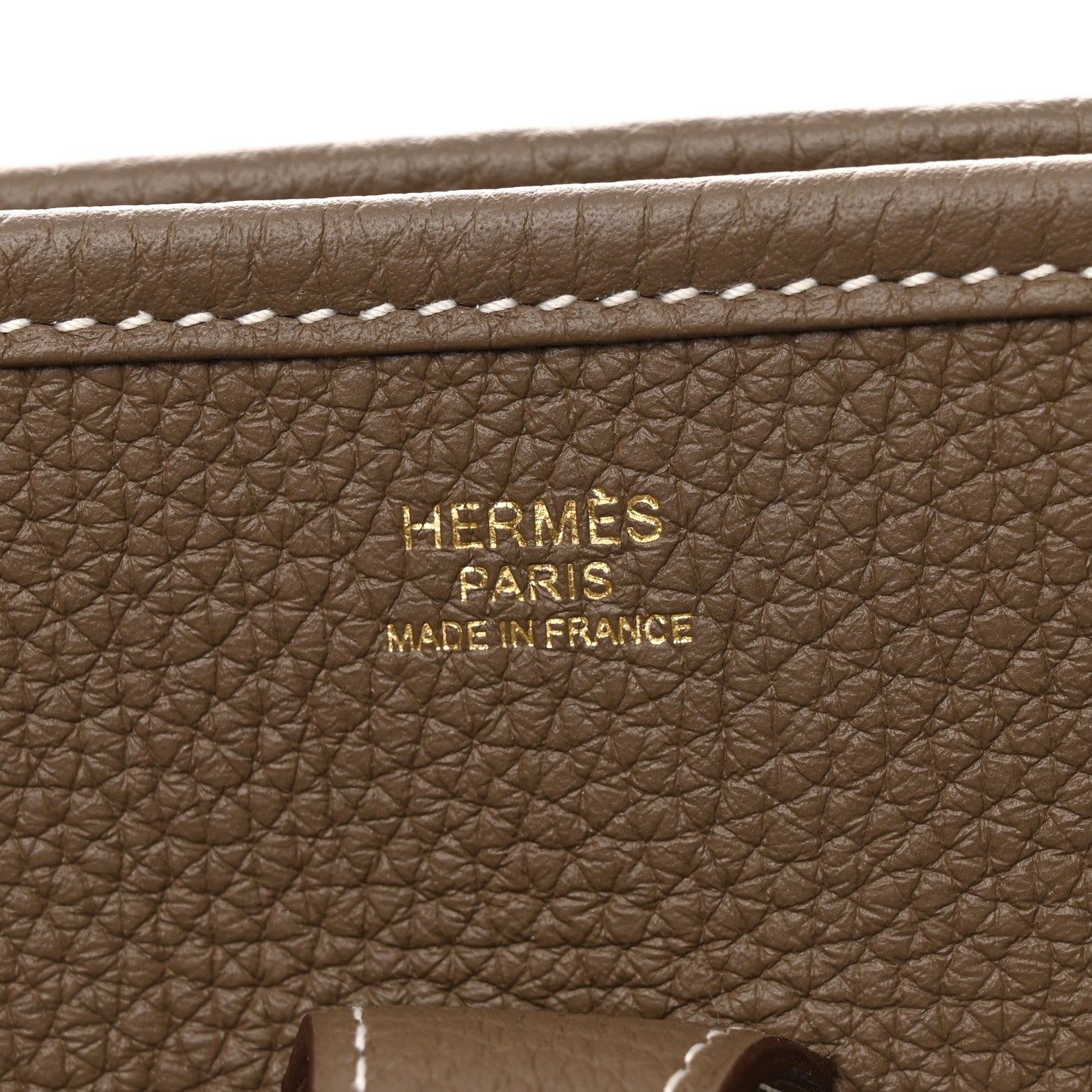 Hermes Taurillon Clemence Evelyne III PM Etoupe 6 of 11