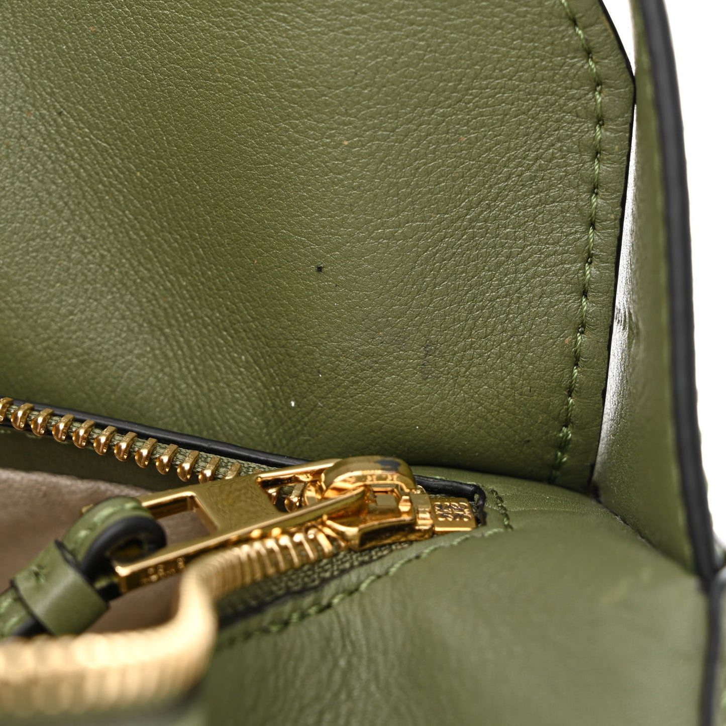 Calfskin Puzzle Hobo Avocado