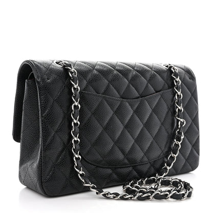 Chanel Caviar Quilted Medium Double Flap Black 3 of 11
