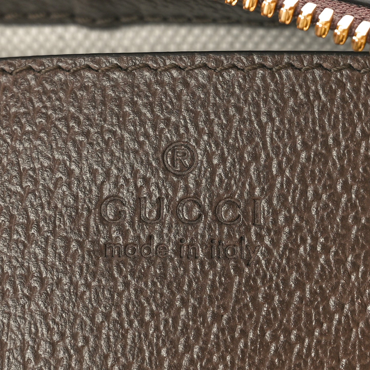 GG Supreme Monogram Textured Dollar Calfskin Web Small Ophidia GG Handbag Beige Ebony New Acero