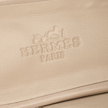 Hermes Shiny Lizard Calfskin Oz Mules 38 Beige Sarrazin 40 Beige Sarrazin 8 of 12