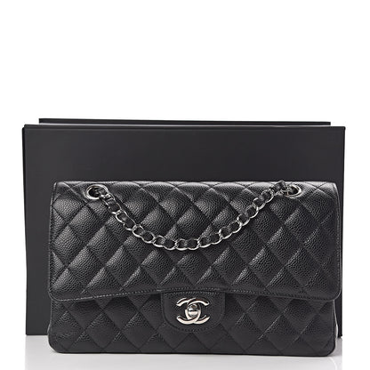 Chanel Caviar Quilted Medium Double Flap Black 11 of 11