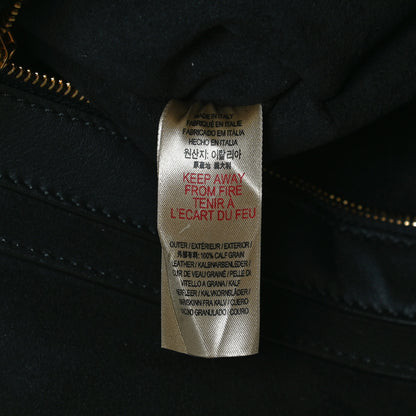 Burberry Soft Calfskin Graffiti Messenger Bag Black 7 of 12