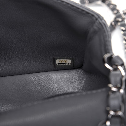Chanel Caviar Quilted Mini Rectangular Flap Grey 9 of 13