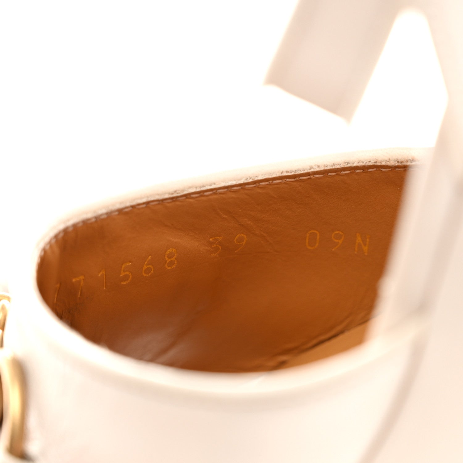 Gucci Quentin Granada Kid Horsebit 25/60mm Platform Sandals 39 Mystic White 8 of 10