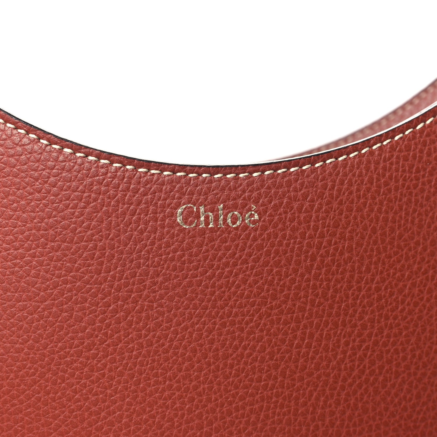 Chloe Small Grain Smooth Calfskin Small Darryl Hobo Sepia Brown 6 of 10